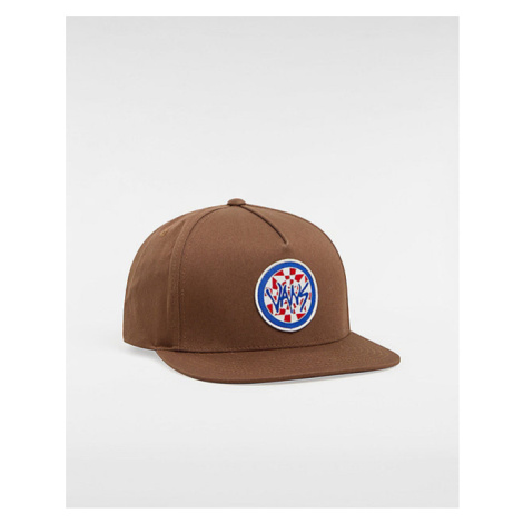 VANS Lopside Snapback Hat Unisex Brown, One Size