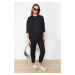 Trendyol Black Oversize/Wide Fit Knitted Two Piece Set