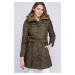 Z6430 DEWBERRY WOMEN'S COAT-KHAKI