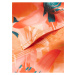 Oranžové pánské květované plavky Ombre Clothing