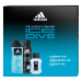 Adidas Ice Dive - toaletní voda s rozprašovačem 50 ml + sprchový gel 250 ml + deodorant ve sprej