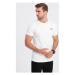 Ombre Pánské tričko s krátkým rukávem Cuuphreans bílá Bílá