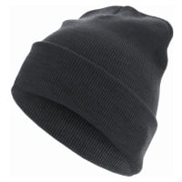 Čepice // MasterDis Beanie Basic Flap Long Version h.charcoal