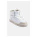 Avva Men's White High Top Flexible Sole Sneaker