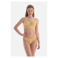 Dagi Yellow Bralette horní díl bikin