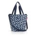 Malá modro bílá kabelka shopper XS signature navy ZR4073