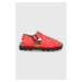 Kožené sandály Camper Brutus Sandal dámské, červená barva, na platformě