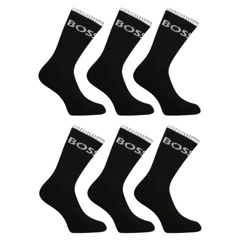6PACK ponožky BOSS vysoké černé (50510168 001) Hugo Boss