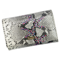 Luxusní dámská peněženka Gisbina, šedo-růžová