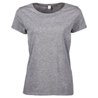 Tee Jays Volné dámské tričko s velkým výstřihem a se zahnutými rukávky
