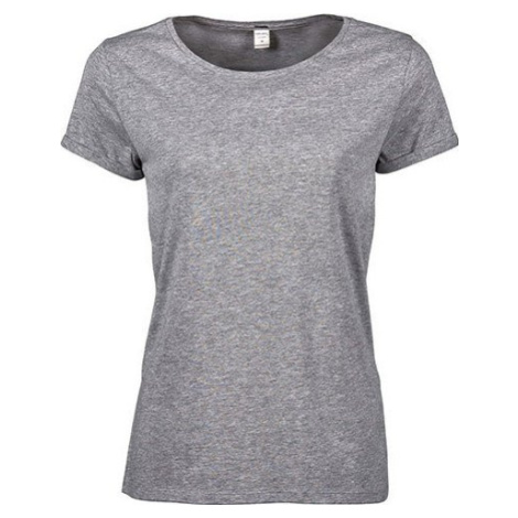 Tee Jays Volné dámské tričko s velkým výstřihem a se zahnutými rukávky
