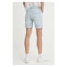 Džínové šortky Pepe Jeans SLIM SHORT MW dámské, hladké, medium waist, PL801120RH6