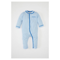 DEFACTO Baby Boy Striped Long Sleeve Cotton Jumpsuit Pajamas