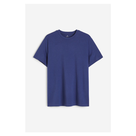 H & M - Tričko Regular Fit - modrá H&M