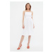 Trendyol White Strappy Woven Dress