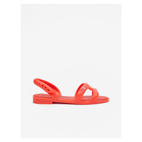 Korálové dámské sandálky Melissa Tube Sandal + Jeremy Scott