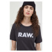 Bavlněné tričko G-Star Raw šedá barva