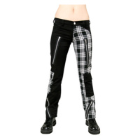 kalhoty Black Pistol - Freak Pants Tartan Black-White - B-1-21-060-01