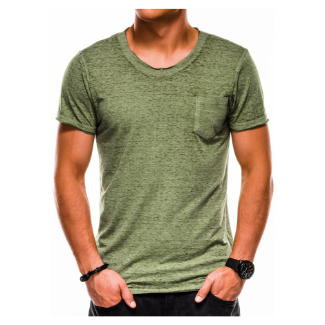 Pánské tričko bez potisku - zelená S1051