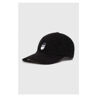 Bavlněná baseballová čepice Puma Downtown Low Curve Cap černá barva, s aplikací, 25312
