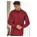 G726 DEWBERRY MEN'S SHIRT-BURGUNDY-1