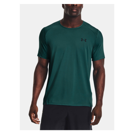 Tmavě zelené pánské sportovní tričko Under Armour UA Armourprint SS