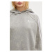 Mikina adidas Originals Wash Hoodie dámská, šedá barva, s kapucí, s aplikací, IW3414