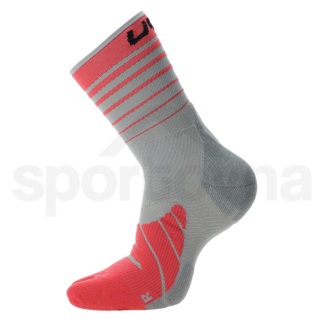 UYN Runner's Five Socks W S100319G327 - light grey/pink /42