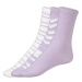 esmara® Dámské ponožky, 3 páry (lila fialová / bílá)