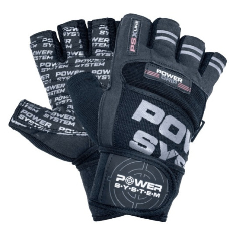 Power System Fitness rukavice POWER GRIP černá