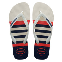 Dětské žabky Havaianas TOP NAUTICAL béžová barva