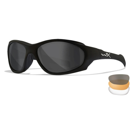Sluneční brýle XL-1 Advanced COMM Wiley X® – Čiré + Kouřově šedé + Oranžové Light Rust, Černá
