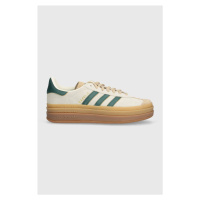 Semišové sneakers boty adidas Originals Gazelle Bold béžová barva, ID7056