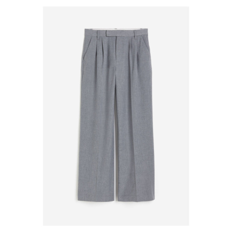 H & M - Elegantní kalhoty - šedá H&M