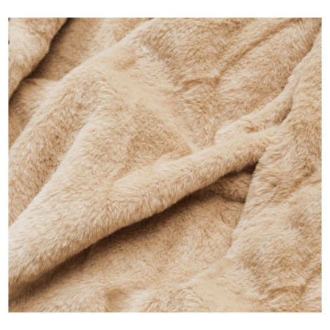 Teplá dámská zimní bunda parka v khaki barvě s odepínací podšívkou (W164) MHM