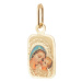 Zlatý přívěšek madonka Panna Marie s Ježíškem ZZ1083F + dárek zdarma