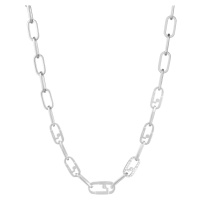 Liu Jo Půvabný ocelový náhrdelník s krystaly Identity LJ1959