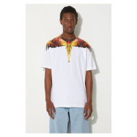 Bavlněné tričko Marcelo Burlon Icon Wings Basic Tee bílá barva, s potiskem, CMAA056F24JER0010125