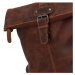 Luxusní kožený batoh Esma Johana, hnědý