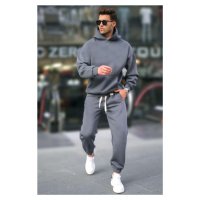 Madmext Smoky Hooded Basic Tracksuit Set 5925