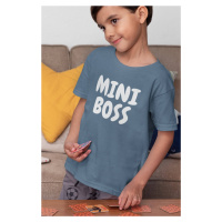 MMO Chlapecké tričko Mini boss Barva: Denim