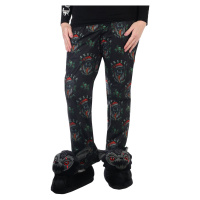 kalhoty unisex SULLEN - MERRY KRAMPUS PJ - BLACK