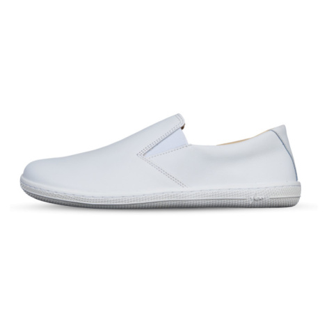 Vasky Barefoot Lerry White - Dámské kožené barefoot bílé česká výroba ze Zlína