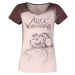 Alice in Wonderland Happy Dámské tričko červená