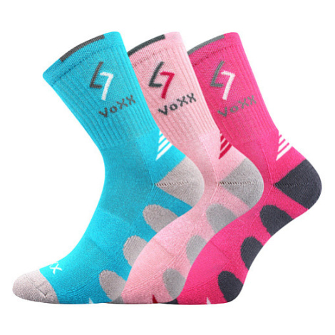 Dívčí ponožky VoXX - Tronic dívka, růžová, tyrkys Barva: Mix barev