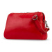 Bagind Mala Red - dámská kožená kabelka červená