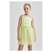 DEFACTO Girl's Flexible Waisted Tulle Skirt