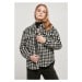 Dámská bunda  // Urban Classics / Ladies AOP Sherpa Overshirt blackhoundstooth