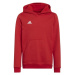 adidas ENTRADA 22 SWEAT HOODIE Juniorská fotbalová mikina, červená, velikost