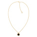 Tommy Hilfiger Moderní pozlacený náhrdelník s přívěskem Iconic Circle 2780656